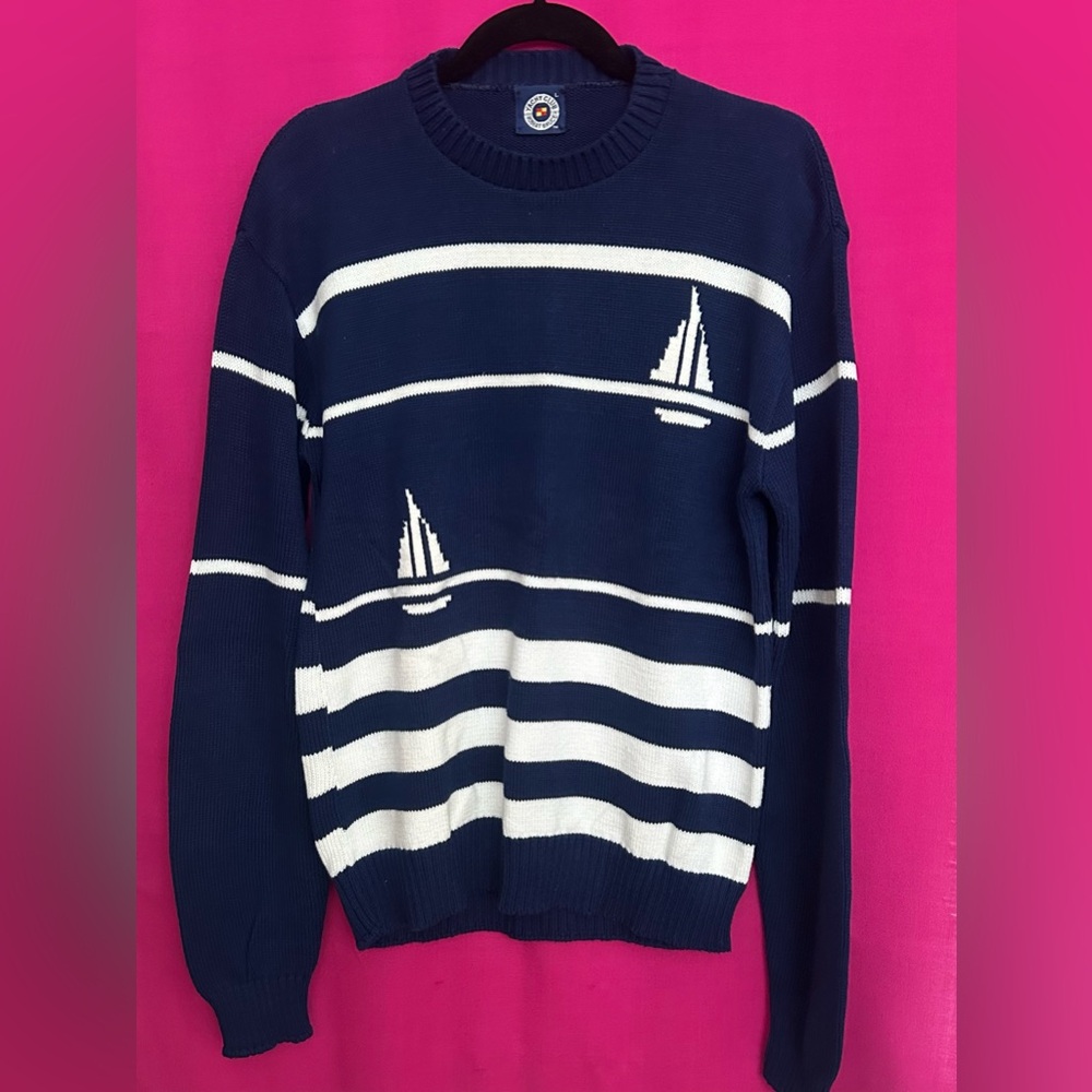 Vintage Yacht Club Robert Bruce Nautical Sweater